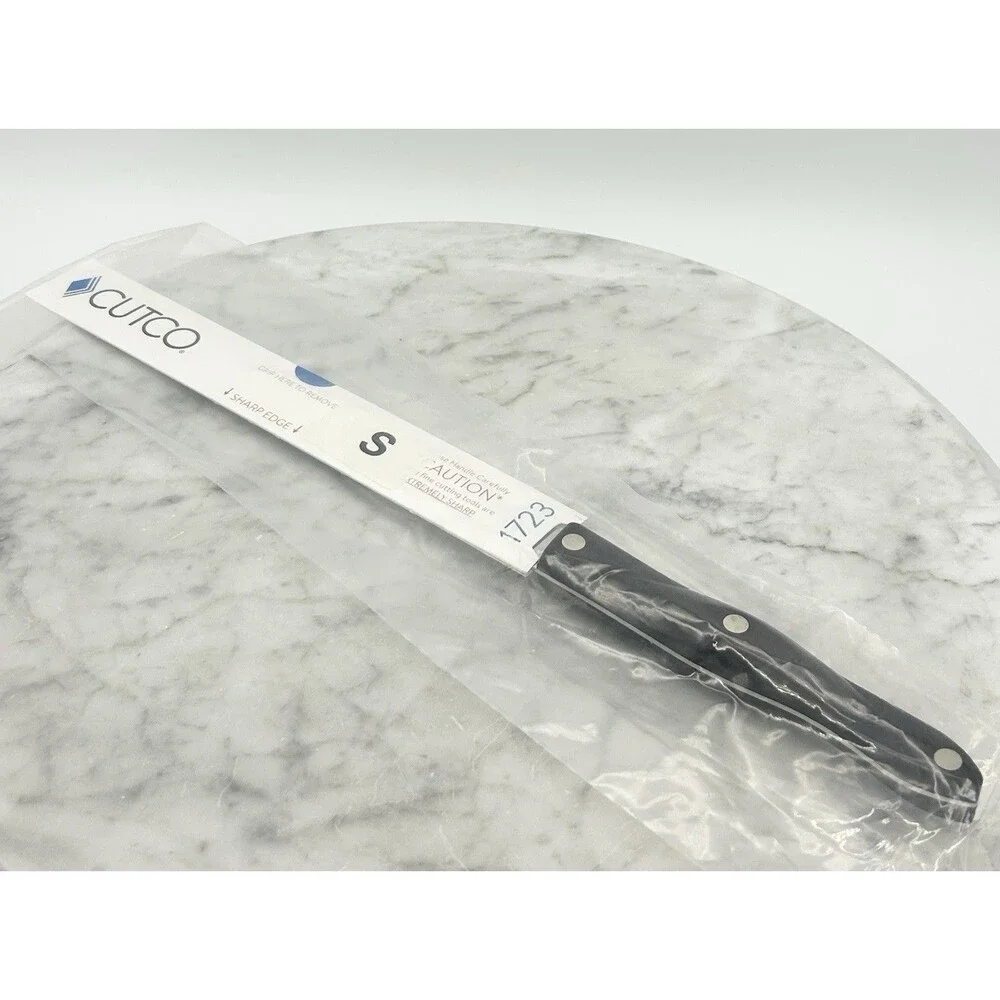 CUTCO 1723 S Carver Sharp! NEW Straight Edge Custom Classic Black/Brown Choose